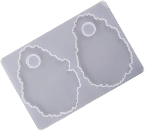 Miniatura 4 de EXCEART Bandeja de joyería 4 piezas anillo pintura de silicona epoxi mezcla cosméticos moldes de bandeja de silicona moldes de resina bandeja de