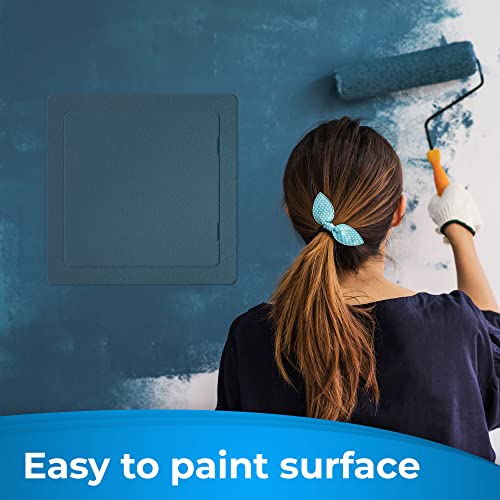 Image of Access Panel for Drywall - 14 x 14 inch - Wall Hole Cover - Access Door - Plumbing Access Panel for Drywall - Heavy Durable Plastic White