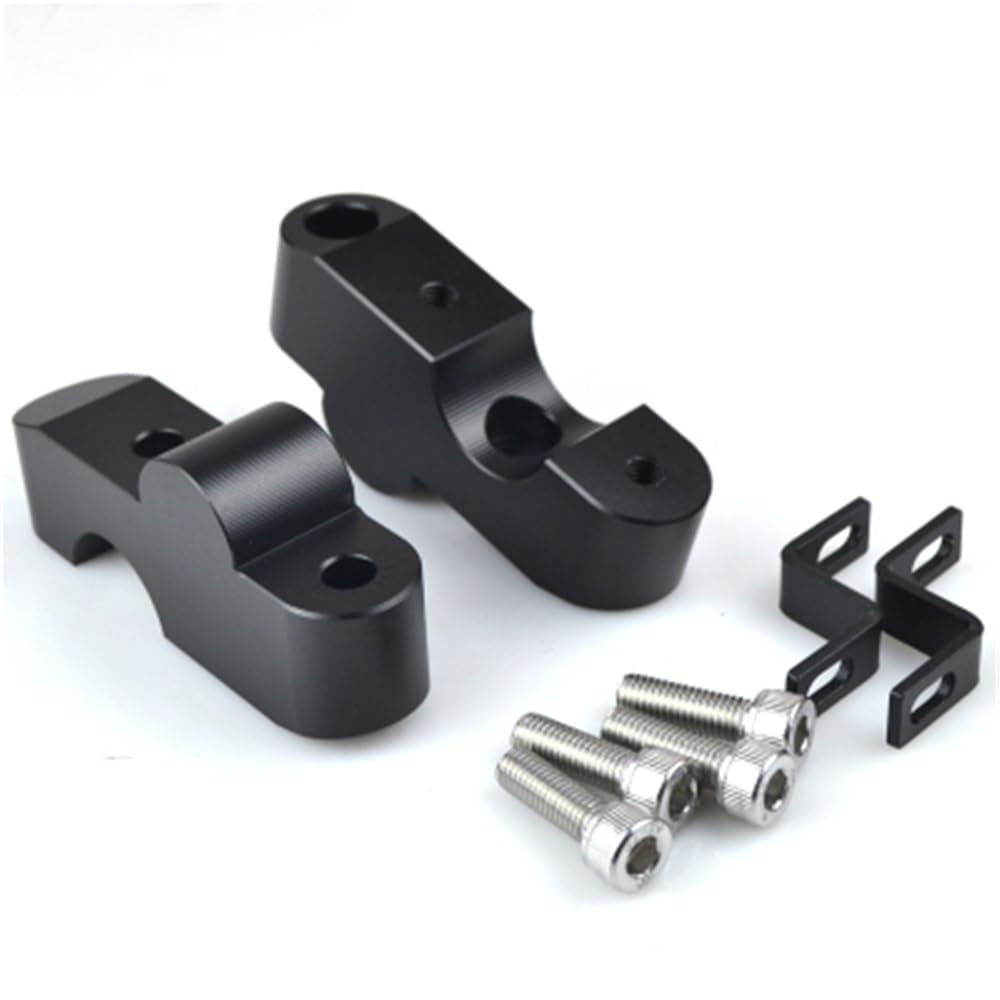 Guidon moto surélevé kit d'augmentation pour BENDA Chinchilla 300 adaptateur noir