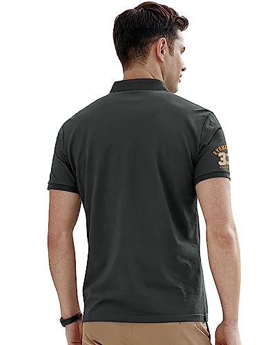 Image of Men's Regular Fit Solid Polo T Shirt |Half Sleeves Collar Tshirts for Men| Casual Tshirt