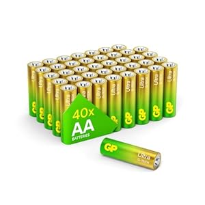 GP Ultra AA Batteries 40 Pack – 1...