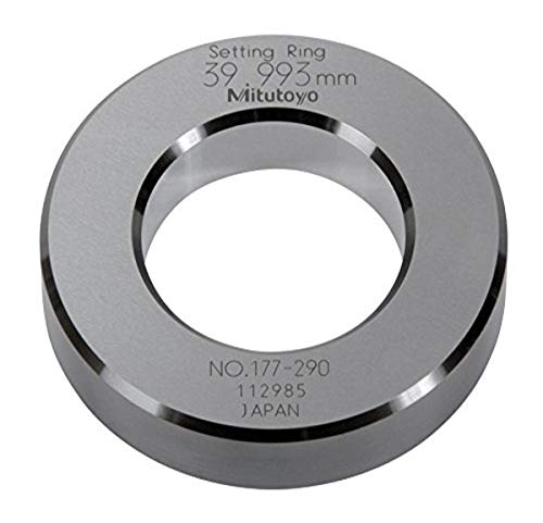 Mitutoyo 177-290 Setting Ring, 40Mm Size, 15Mm Width, 71Mm Outside Diameter, +/-1.5Micrometer Accuracy #TOP15