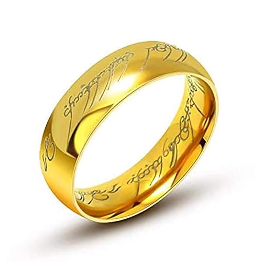 6 mm Anillo volframio Señor de los anillos LORD OF THE RINGS (10)