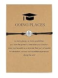 RZKING Graduation Gifts for Her Compass Arrow Bracelet Class of 2022 College Graduation Presents for