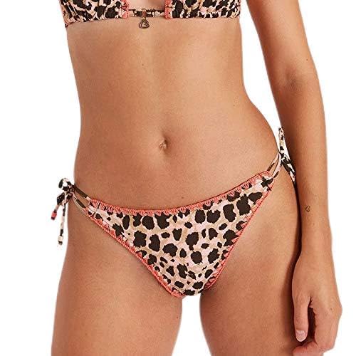 Banana Moon   Braguita de Bikini   Braguita Anudada AVORA Cheetah   Beige, Multicolor   Taille Fabricant : XL