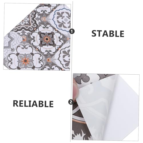 Adhesivos decorativos de pared NUOBESTY anticalor para salpicaderos de cocina 8