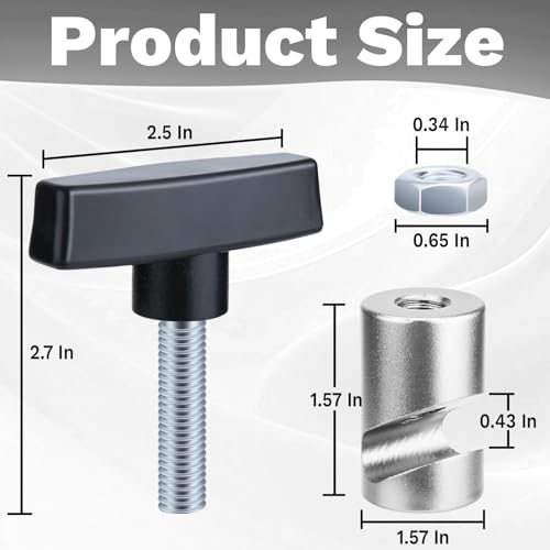 Image of ecocstm 2 PCS Car Hood Prop Struts Clamp, Hood Strut Clamp, Car Hood Holder