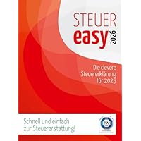 STEUEReasy 2026, clevere Schritt-für-Schritt Steuersoftware für die Steuererklärung 2025 | Inkl. ELSTER Schnittstelle I Windows-Version I Inkl. 1 Einkommensteuererklärung I Aktivierungscode per Email
