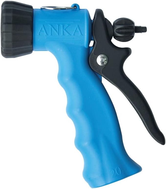 Watts ANKA Series 3/4" TUFF TRIGGER Adjustable High-Pressure Full-Flow Cold Water Hose Spray Nozzle Gun, Rubber O-Ring, High Grade Glass Fiber Reinforced Nylon, Industrial, Agricultural, Home