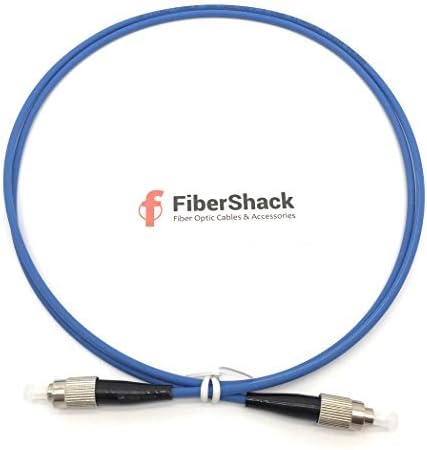 1M FC to FC Armored Single Mode Simplex Fiber Optic Cables - SC/APC, UPC, LC, SC, ST - SM SX (1M, FCUPC to FCUPC)