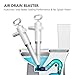 Desatascador Tuberias, Aozzy Desatascador profesional de drenaje Potente desatascador Manual de Alta...