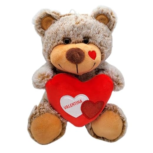Regalos Personalizados para Mujer | Regalo para Parejas | Peluche Personalizado Oso Amoroso | Regalo San Valentin Hombre y Mujer | Aniversario Pareja Regalo Personalizado Hombre (Mediano 28CM.)