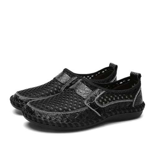 Men's Breathable Casual Mesh Loafers Slip On Walking Shoes Drving Moccasin Loafers for Men