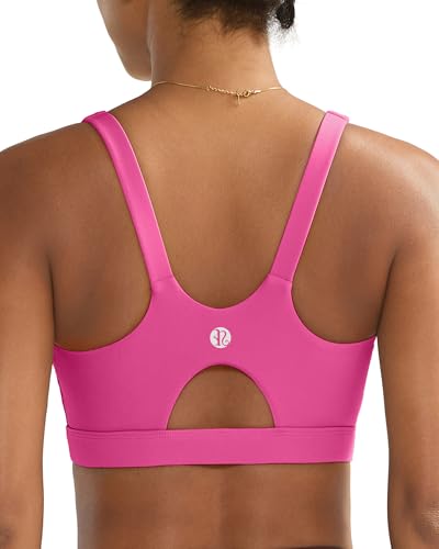 Image of RUNNING GIRL Sports Bra for Women High Support, Molded Cup High Impact Sports Bras for Women with Sewn in Pads