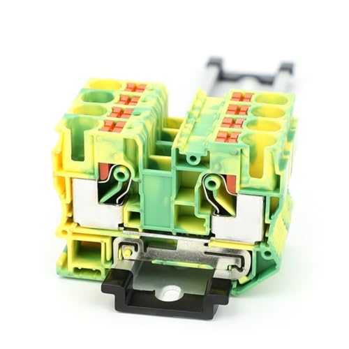 Bloque de terminales de riel DIN para tierra PT10-PE de 10 mm² con conector eléctrico
