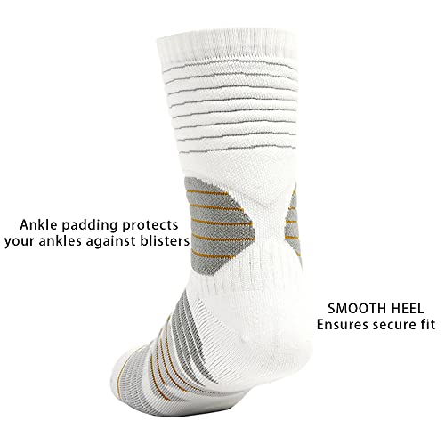 Elite Basketball Socks, Cushioned Athletic Sports Crew Socks for Men & Women2