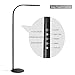 PHIVE LED Floor Lamp for Reading, Dimmable Gooseneck Standing Lamp (4 Color Modes, 5-Level Dimmer, 12W, Memory Function, Touch Control Floor Light for Living Room, Bedroom, Office) Black