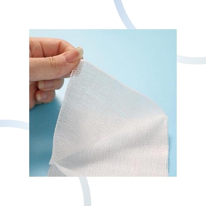 Image of MEDISWAB Sterile Gauze Swab, 10 cm x 10 cm, 12 Ply | 50 Pieces in 10 Pouches (5 per Pouch)