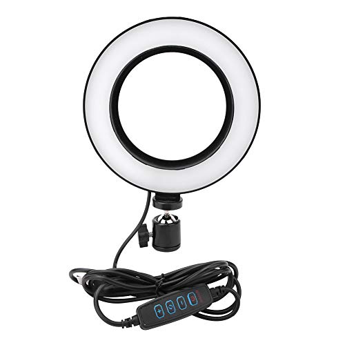 Ring light 3 modes d'éclairage et luminosité réglable pour votre vlog