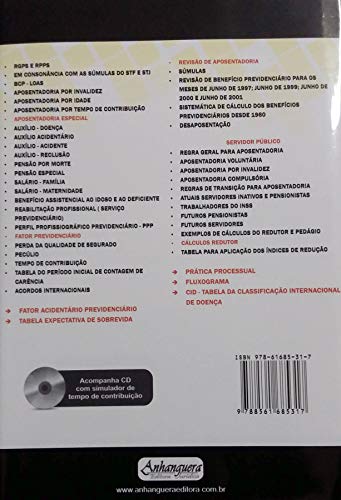 Previdência Social. Interpretada e Aplicada ao Processo