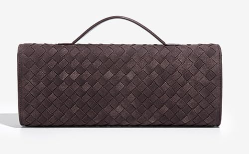 Image of Upbull Trendy Woven Evening Clutch Purses Women Underarm Shoulder Handbag Cute Satchels Crossbody Purse PU Leather Wallet