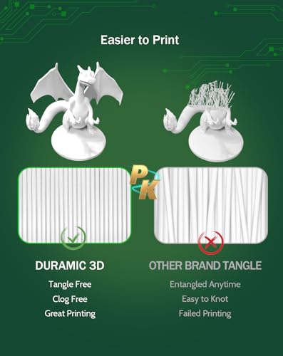 Image of DURAMIC 3D PLA Filament Basic for 3D Printer Neatly Wound Easy Printing | 3D Printing Filament 1.75mm, Dimensional Accuracy + /- 0.02 mm, Fit Most FDM 3D Printers 1KG PLA Seashell White