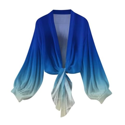 Cardigan Femme Chic Et Elegant Mousseline Veste Grande Taille Ouvert sur Le Devant Polyvalente été Manteau Casual LéGer Fluide Kimono de Plage Voyage Vacances Quotidienne Pas Cher