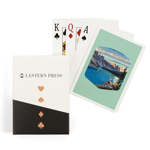 Baraja Póker Denver Colorado Montañas con Alces 52 Cartas