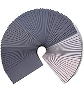 SIQUK 72 Pieces Wet and Dry Sandpaper Assortment 1500 2000 2500 3000 5000 7000 High Grit Sandpape...