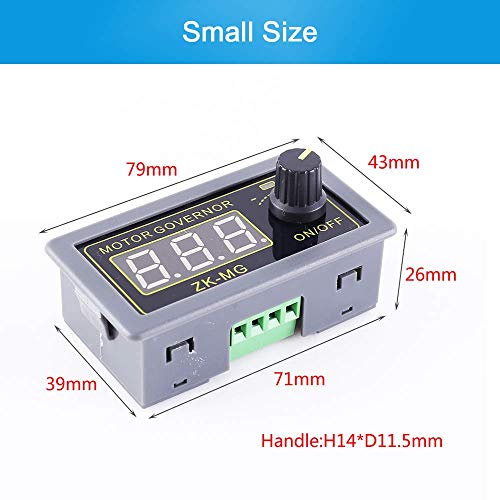 PWM Motor Driver, PEMENOL DC 5V-24V 5A 150W Motor Speed Controller Adjustable Speed Regulator with Stepless Variable Knob Switch Signal Generator Driver Module