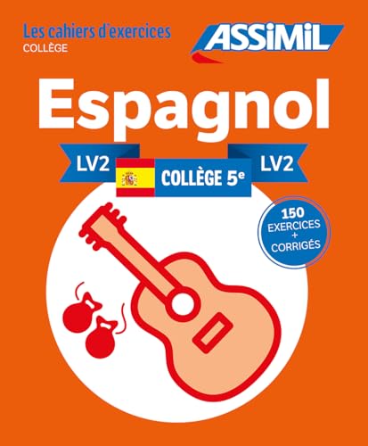 livre Espagnol LV2 Collège 5e (cahier d'exercices)
