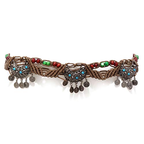 Ceinture en corde VICOLO ceinture tressée femme belt women pour robe et pantalon d'été