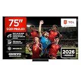 TCL 75Q7D Pro 75 Pulgadas SQD-Mini LED 4K HDR10+ Smart TV, 2.000 Nits