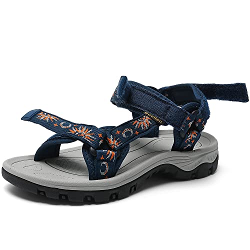 Image of Women's Hiking Sport Sandals Water Outdoor Athletic Shoes With Arch Support Adjustable Velcro Beach Shoes