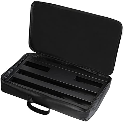 Guitar Effects Pedal Board Bag - 900D Nylon Gig Bag With Shoulder Strap For Pedalboard, 15.16x8.66x3.94 Inches