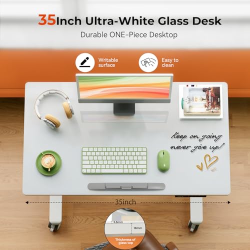 Electric standing desk adjustable