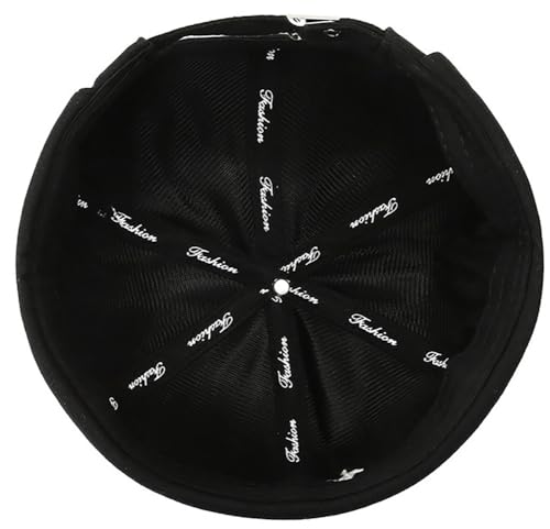 XYIYI Women Black Docker Cap Cute Cat Ears Hats Beanie