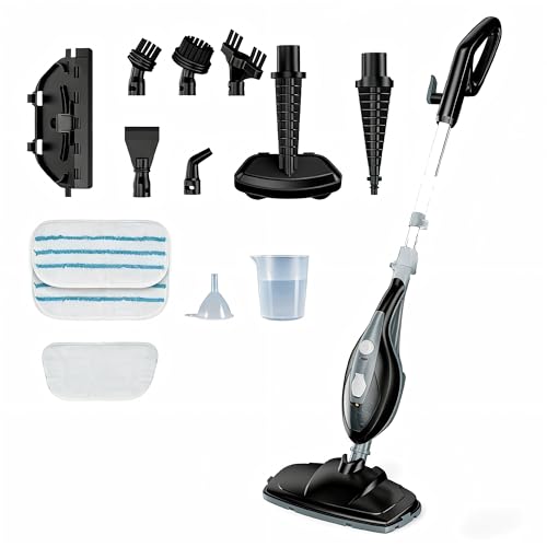 OLIXIS 10-in-1 Steam Mop, 1550W Detachable Handheld Steam Cleaner for