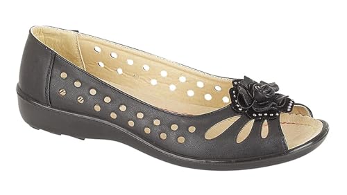 Peep-Toe femme Boulevard chaussures légères de bureau et soirées - 2