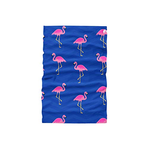 FOCO unisex adult Printed Neck Mask Gaiter Multiuse Face Scarf, Flamingo, Large US3