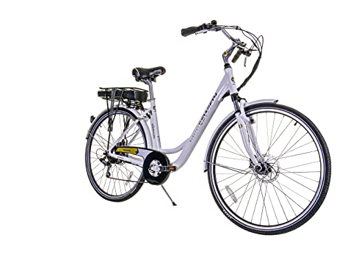Swifty Routemaster 36v Ladies Alloy All Terrain Trekking Electric Bike White - Image 3