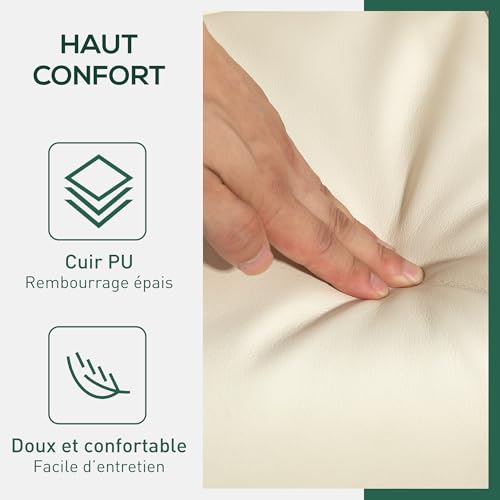 Fauteuil relax pivotant 360° avec pouf et dossier inclinable