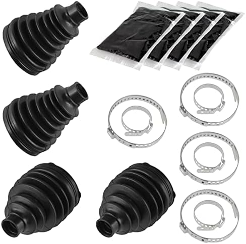 Caltric Rear CV Boot Kit For Polaris Ranger Crew 800 4X4 EFI 2010 – Inner & Outer – 7710652