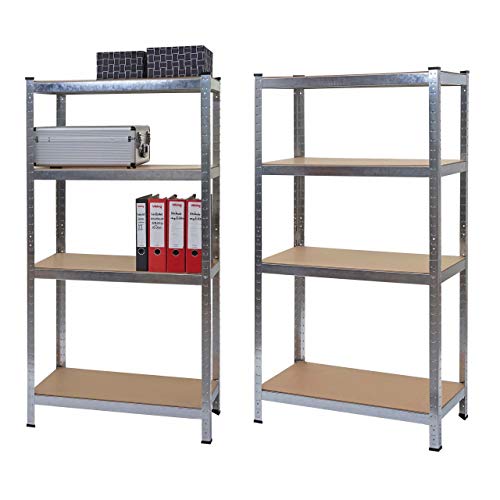 Set 2X scaffali Officina Ufficio HWC-D67 MDF