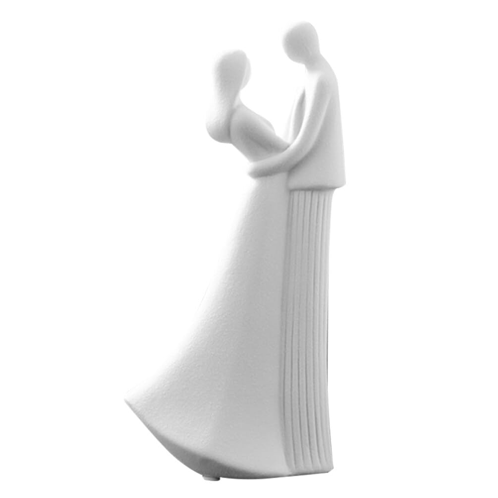 Luxshiny Kerntyp Elegante Keramik-skulptur Für Hochzeitsdekoration Romantisches Zum Valentinstag Stilvolle Wohnaccessoires Für Schlafzimmer Und Feiern