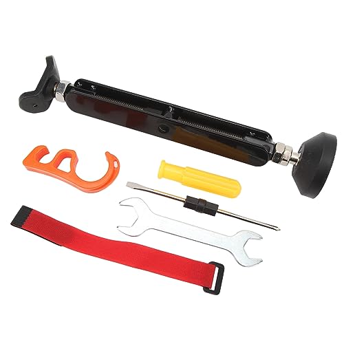 aqxreight Motorrad-Hebeständer-Wagenheber, Tragbarer Motorrad-Hebeständer-Wagenheber, Stark, 400 Kg Belastbar, Höhenverstellbar, Rad-Hebeständer mit Bremsschnalle