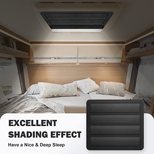 Aishikeke Magnetic Rv Skylight Cover, Foldable Rv Skylight Shade, Waterproof Rv Blackout Ventilation Cover, Rv Accessories And Camper Accessories For Camper Privacy Uv Rays Protection #TOP1