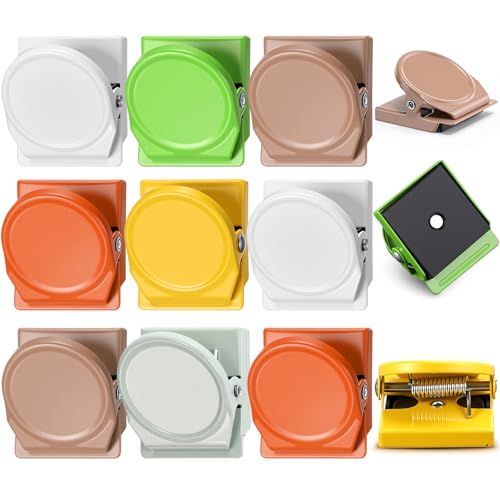 Clips magnétiques anti-glisse Yaocom aimants robustes vert sauge pour maison et bureau