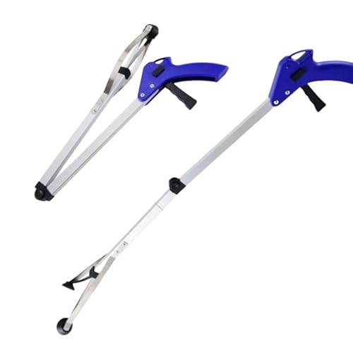 Heavy-Duty Aluminum Grabber Tool – Extra Thick Litter Picker with Anti-Slip Claw – Long Reach Trash Pickup Tool for Sanitation, Cleaning, and Garden Use