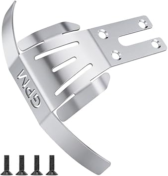 GPM for Arrma 1/16 Mini Kraton 3s Stainless Steel Front Chassis Skid Bumper Thick 1mm